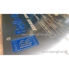 Label Tag Stainless Steel<br>2D Etching Polishing Hairline<br>LTSS/PH_07
